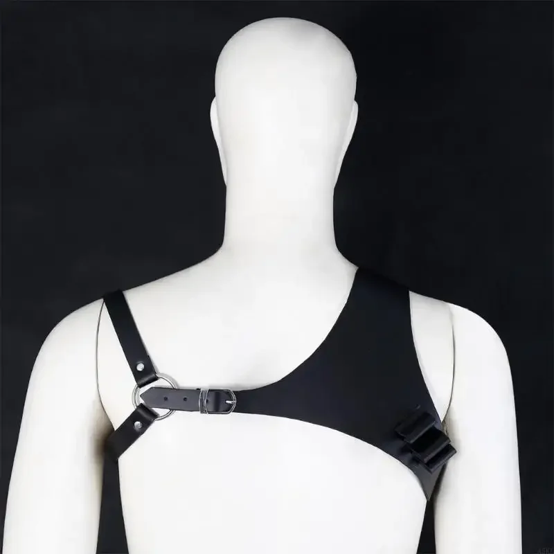 Nam Bó Sát Da PU Áo Corset Phụ Kiện Trang Phục Cho Sân Khấu Biểu Diễn Và Sự Kiện Cosplay