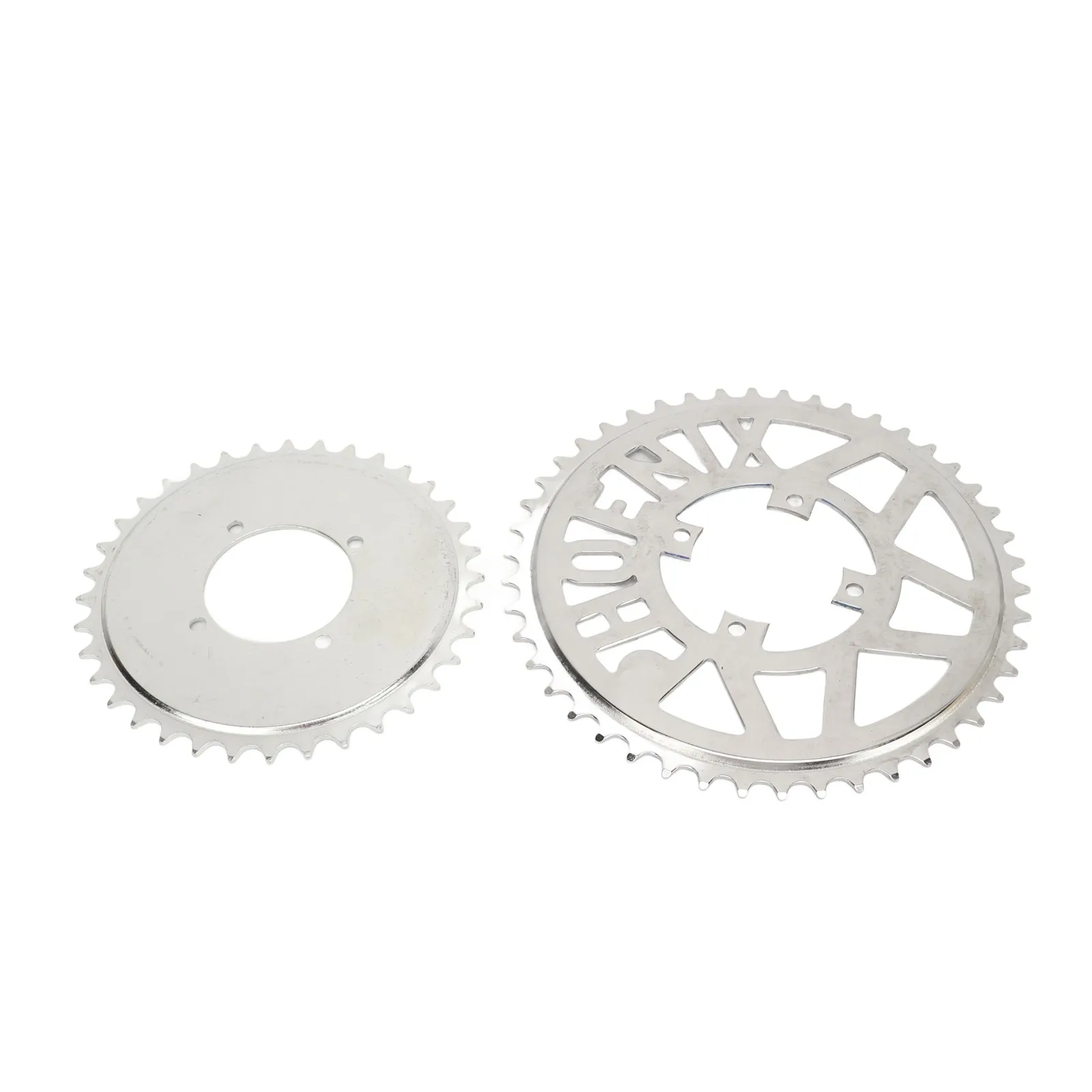 

Metal Steel 410 Chain Sprocket 410 Flower Disc Sprocket Set for DIY Scooters Beach Bikes Motorcycle