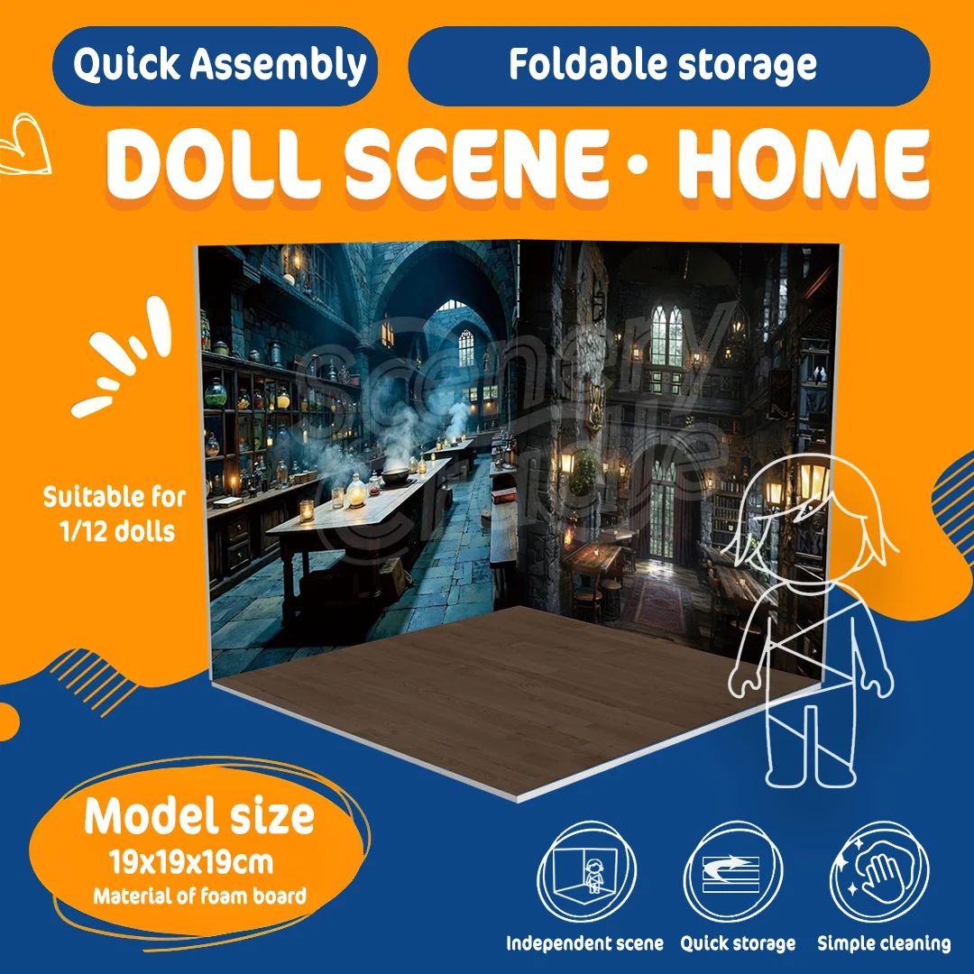 

1/12 PVC Display Backdrop Background Collection Show Vehicle Model Showcase for Scene Layout & Photography Props