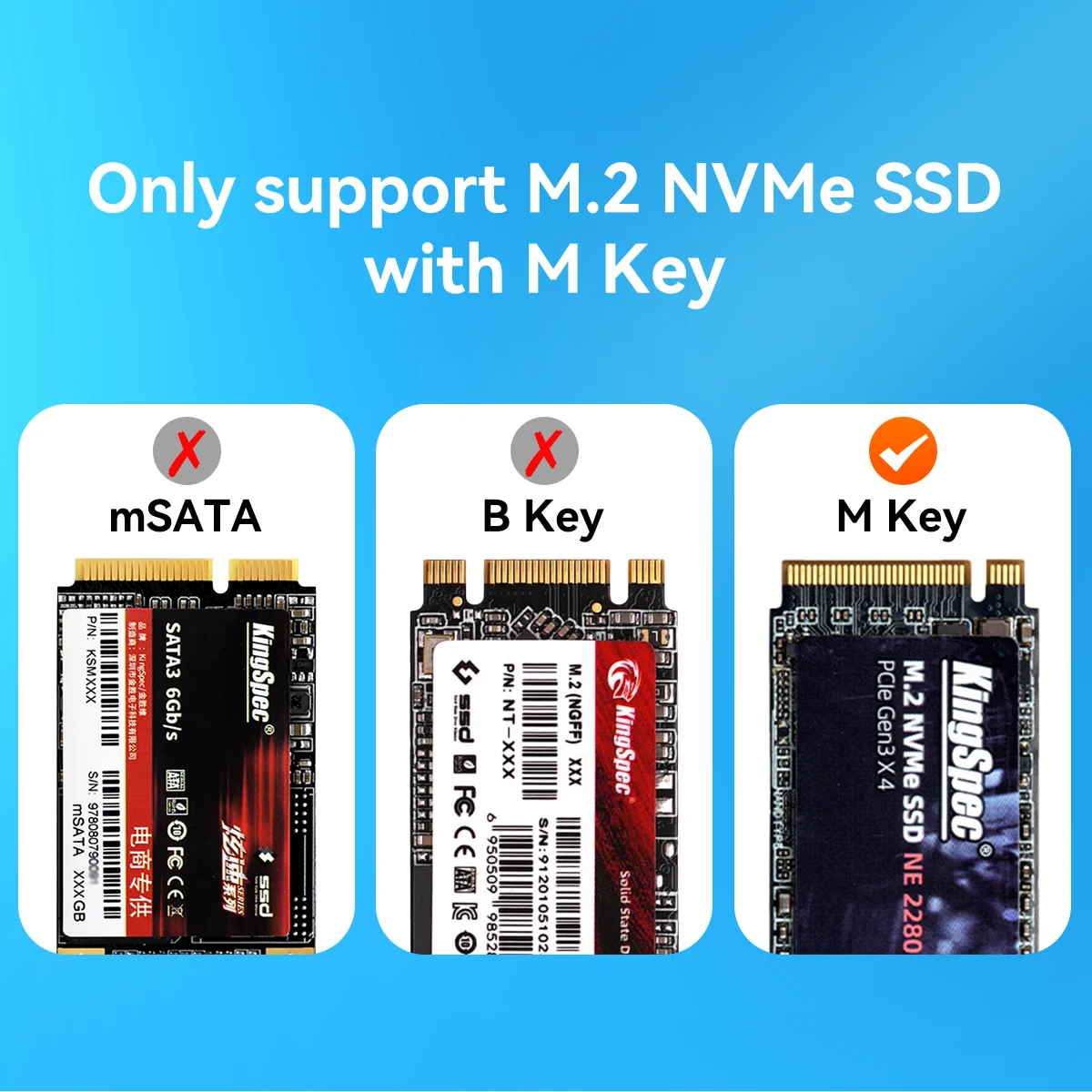 MAIWO M.2 NVME SSD Ke PCI-E 3.0 Adaptor M.2 SSD GEN3 ×4 5 Mode RAID dengan Kunci M USB 3.0 Kartu Ekspansi 10Gbps untuk 2242 2260 2280