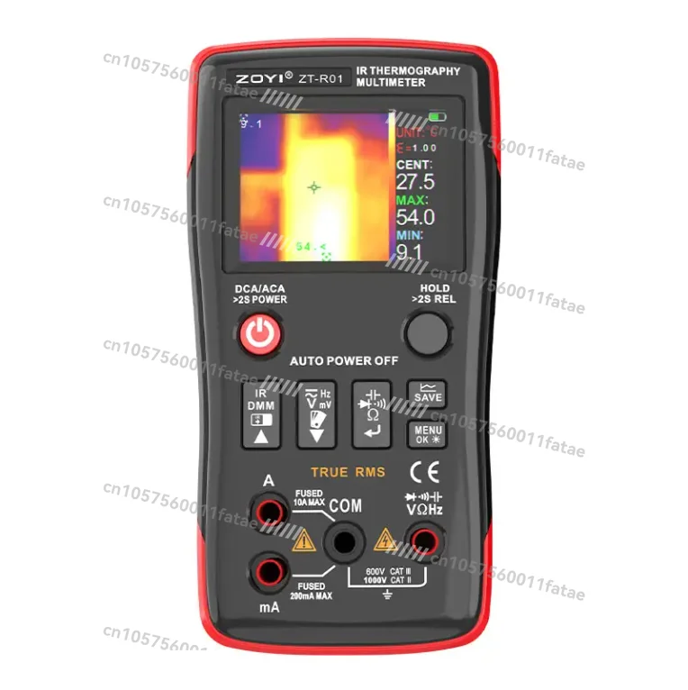 ZT-R01 جهاز تصوير حراري محمول بالأشعة تحت الحمراء عالي الدقة لقياس درجة الحرارة الرقمي المتعدد