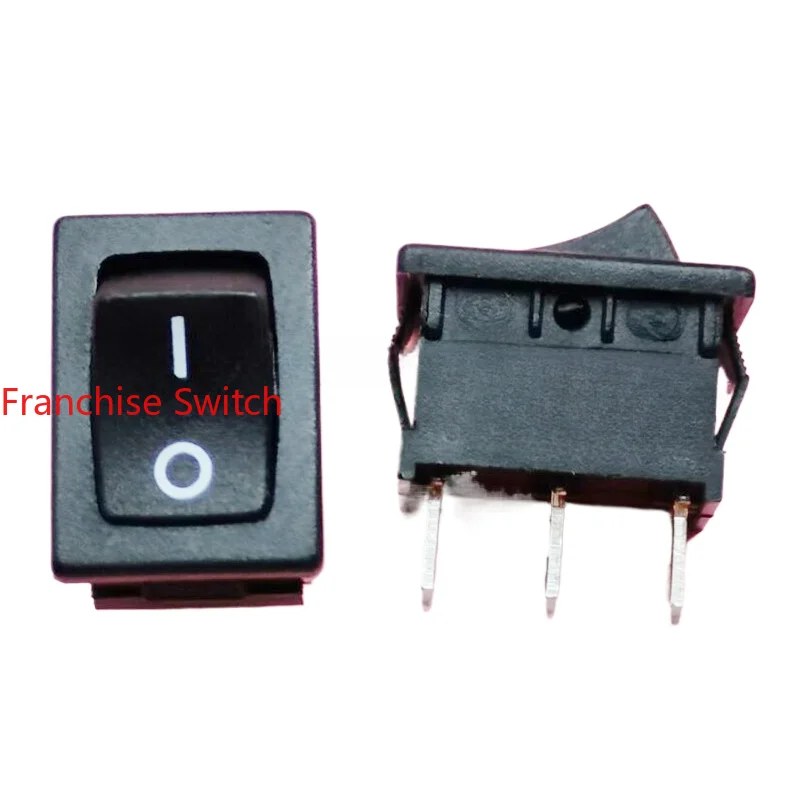 

10PCS ship type rocker switch RL3-1 three-pin two-gear non-reset 6A250V power