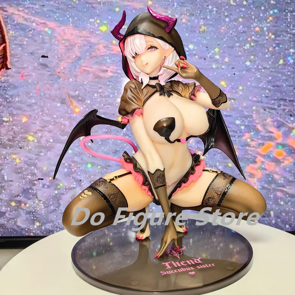 

20 см Succubus Sister Tina Сексуальная Девушка Фигурка Родной 18+ Для Взрослых Коллекционная Модель Хэллоуин Рождественские Подарки Игрушки