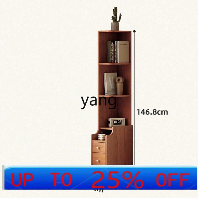 LH bedroom extremely narrow bed edge narrow 20cm crevice cabinet ultra narrow corner small side cabinet