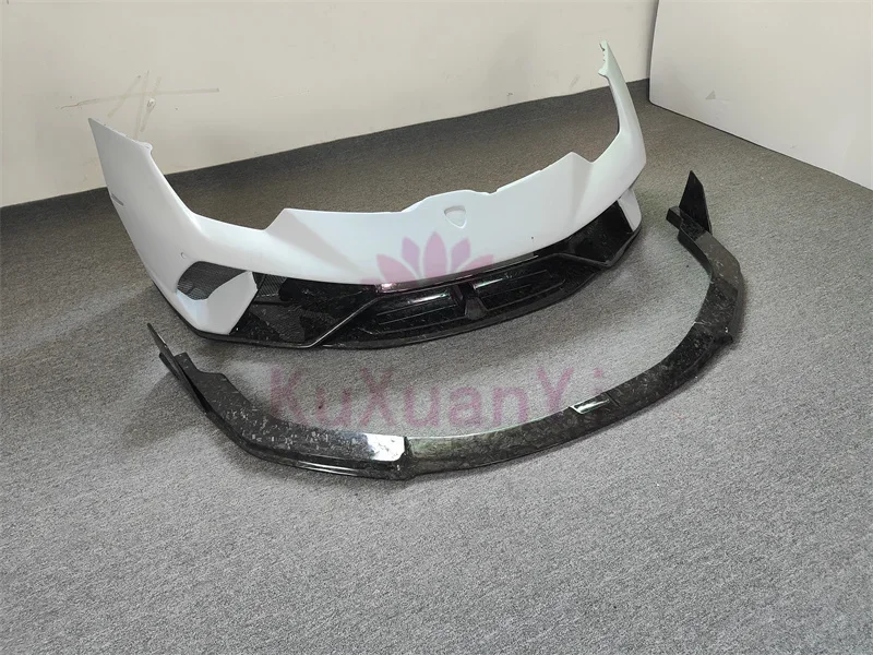 P-style forged carbon fiber front bumper front lip body kit for 14-18 Lamborghini Huracan LP580 LP610 modification and upgrade