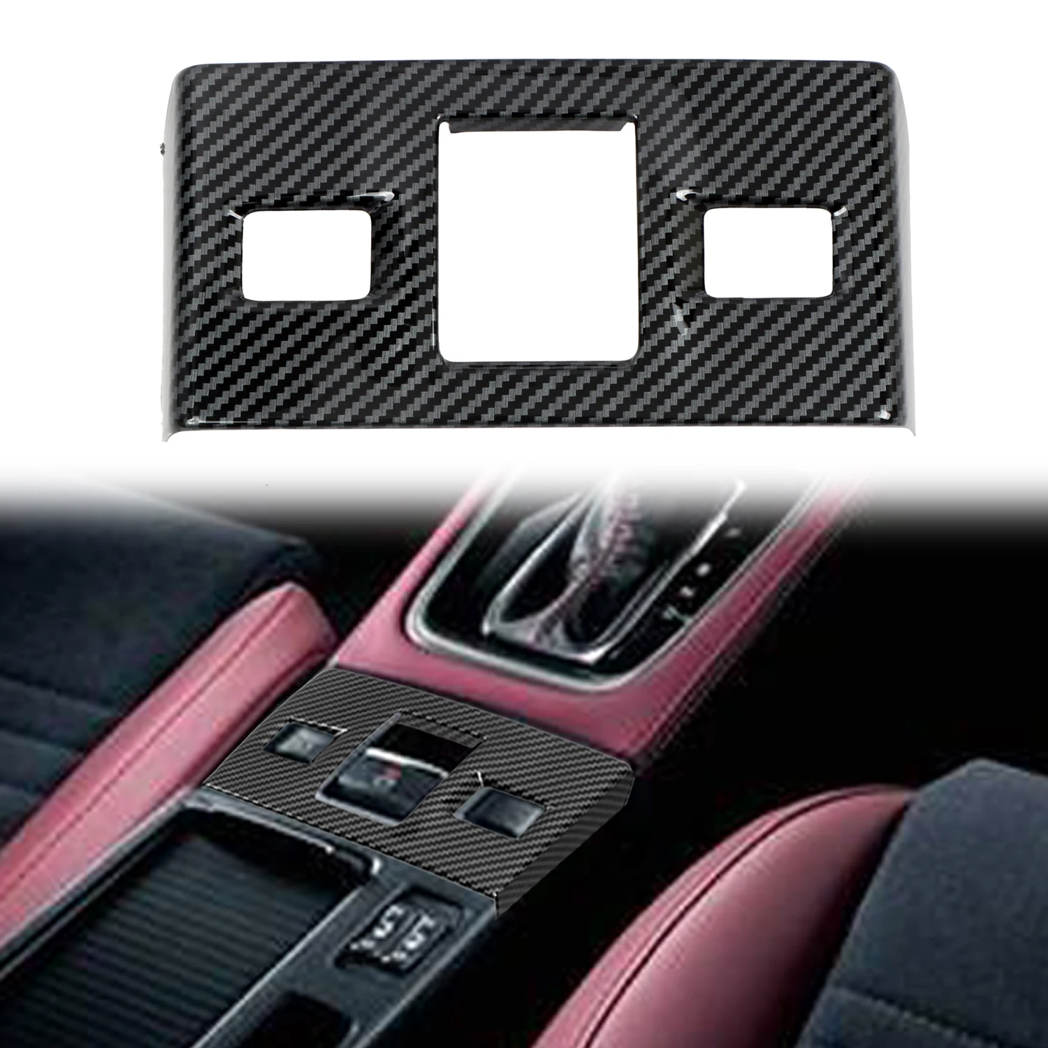 For Subaru WRX/ WRX STI 2015-2020 Car Accessories ABS Gear Position Panel Cover 1pc For Subaru Levorg 2015-2020