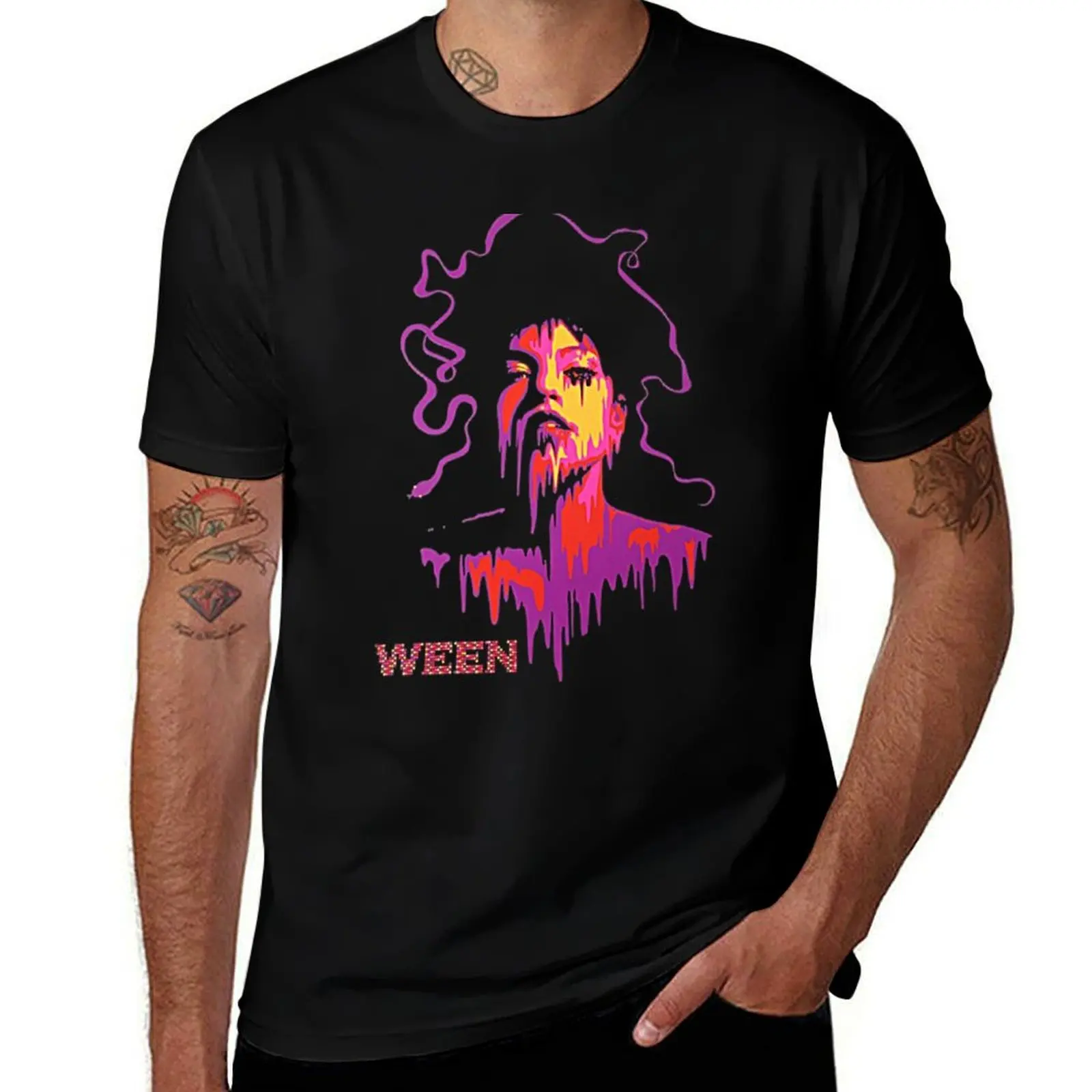 ween T-Shirt t shirts for man graphic funny t shirts for man cotton T-Shirt #1