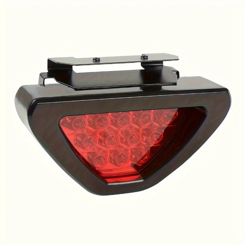 1pc 12V Car Rear Taillight, Car Triangle Light, Rear Brake Light, Universal Triangle Red Brake Light Fog Light Rear Taillight