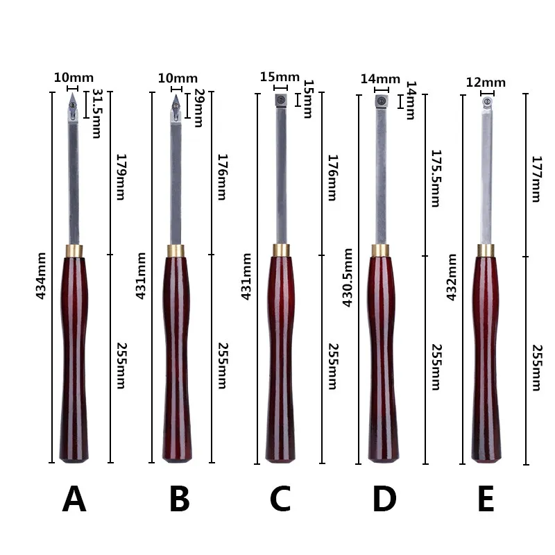 10-15MM Gouge Wood Lathe Turning Tools for Woodworking Tools Carbide Wood Bowl Handle Hand Tools