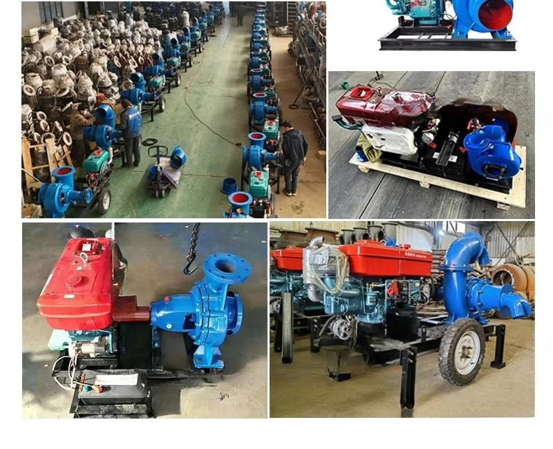 High Quality  Pumps, Both Fixed and Trailer Large Capacity High Pressure Engine Centrifugal Pump