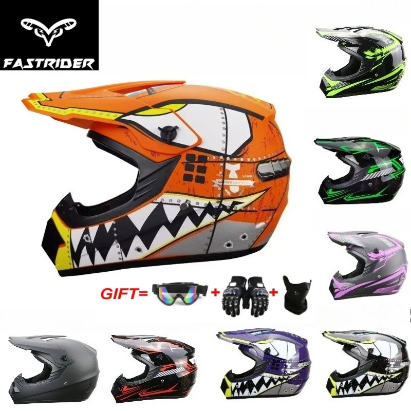 

Off-Road Motorcycle Helmet for Men & Women | Full Face Motocross Helmet, All-Season Universal for Adult Riding
