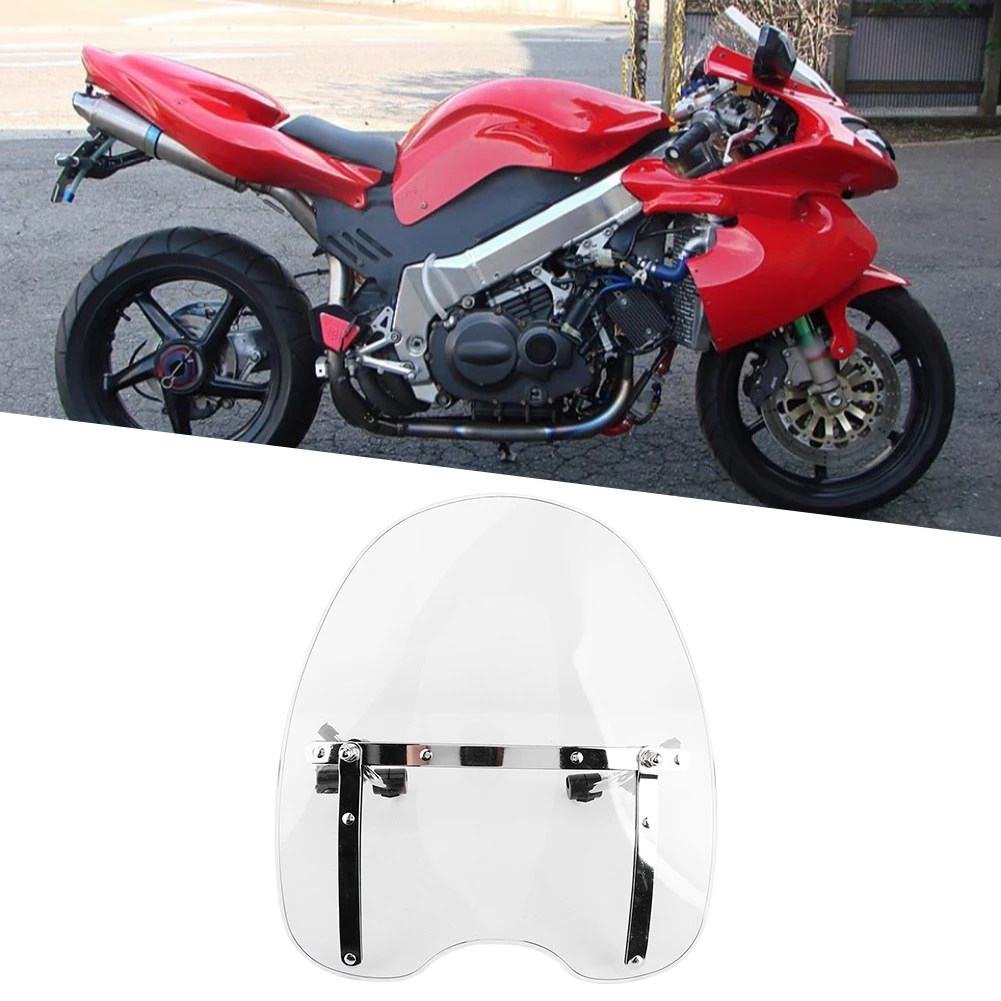 Universelles Motorrad-Windschutzscheiben-Windschutzscheiben-Zubehör für die Lenkermontage, 22–25 mm