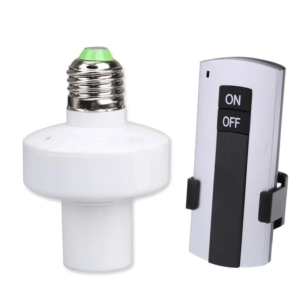 

Remote Control Light Socket Wireless Light Switch 220V Light Socket Switch Kit Long Range for Pull Chain Light Fixtures