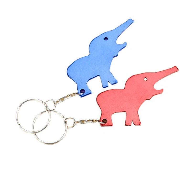 100pcs Elephant Shape Bottle Opener Creative Wedding Gifts for Guests Small Beer Opener Gift Tools Kitchen Accessories