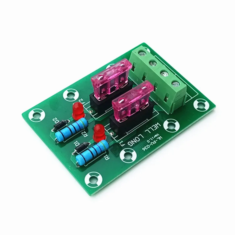 Installation of 2-position fuse module panel distribution module board