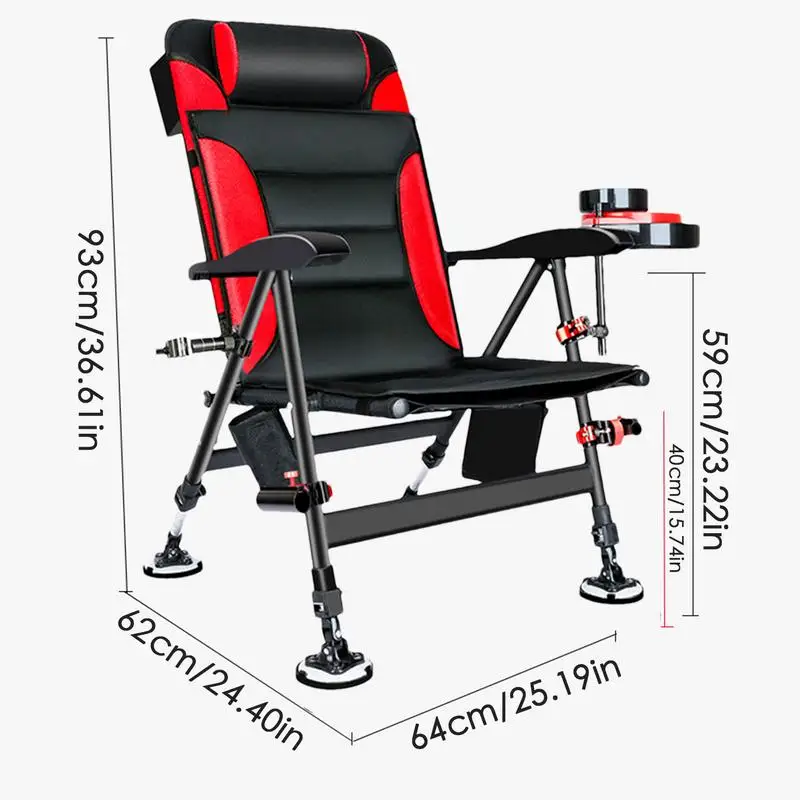 Przenośne krzesło wędkarskie Przenośne składane krzesła kempingowe Rozkładane krzesło kempingowe Wytrzymałe krzesło wędkarskie pod lodem do
