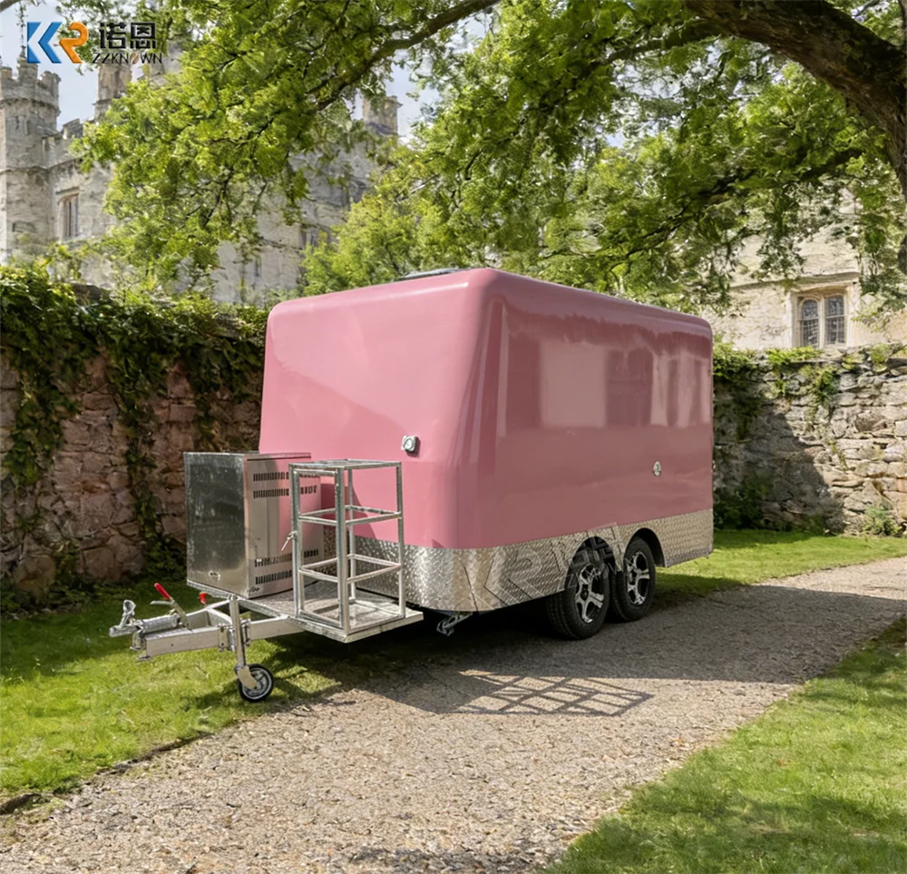 

Professional Outdoor Catering BBQ Food Truck Street Coffee Trailer Mobile Pizza Cart Snack Food Trailer Fully Equipped