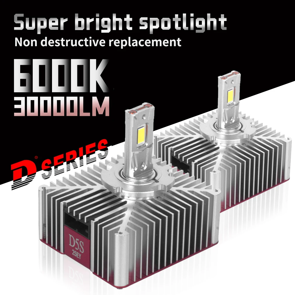 

D SERIES D5S светодиодные автомобильные фары 12 В фары 1:1 ксеноновая лампа HID CANbus без ошибок 45 Вт авто турбинные лампы все для автомобилей plug and play