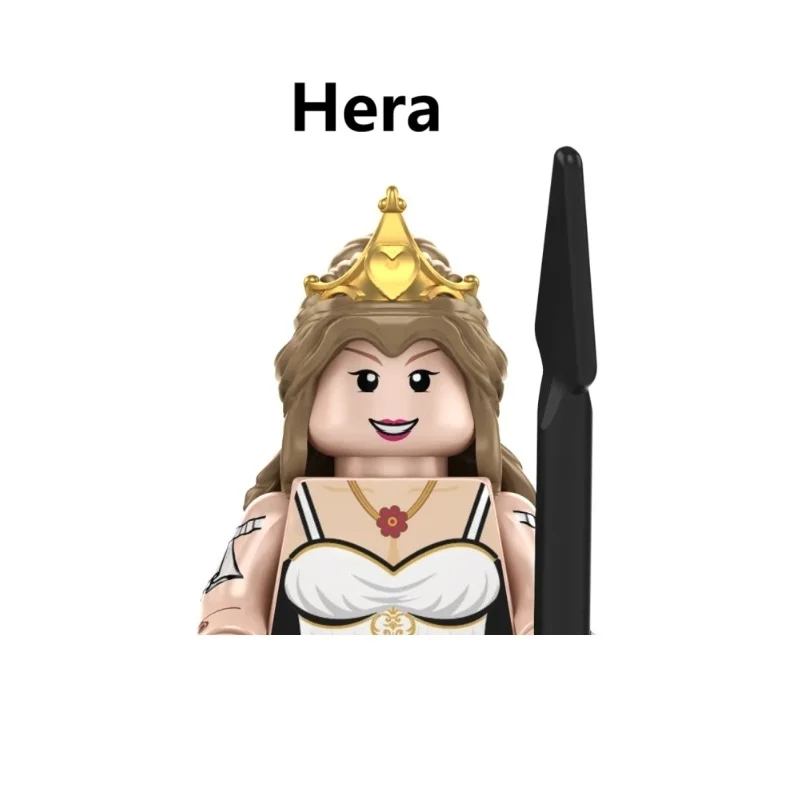 TP1044 Blocs de construction de la mythologie grecque Méduse Poséidon Zeus Jésus Hades Athéna Mini figurines d'action Jouets