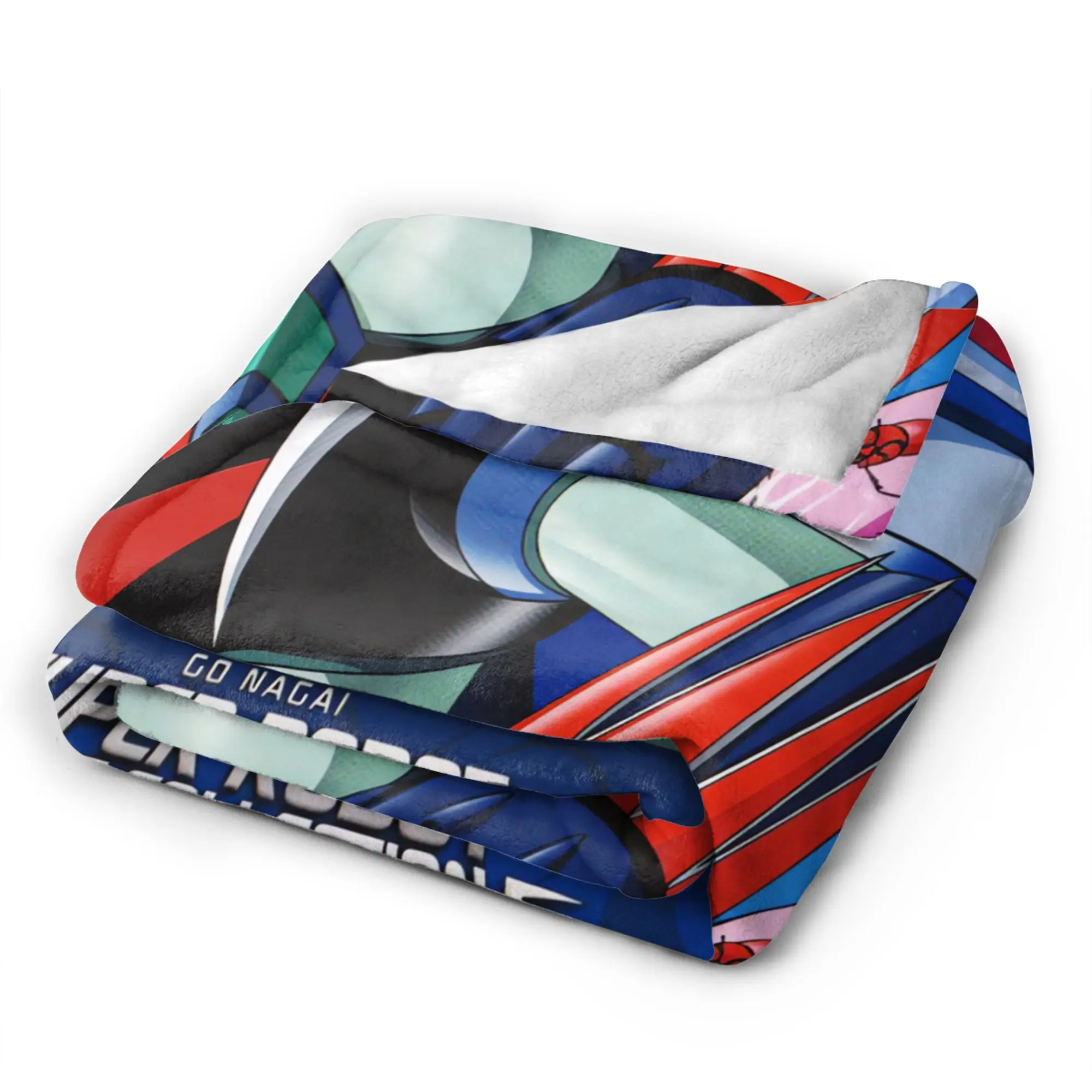 Ufo Robo Grendizer Goldorak Warm Blankets  Child Plush Bedding Throws Street Trend Couch Bed Flannel Bedspread Sofa Bed Cover