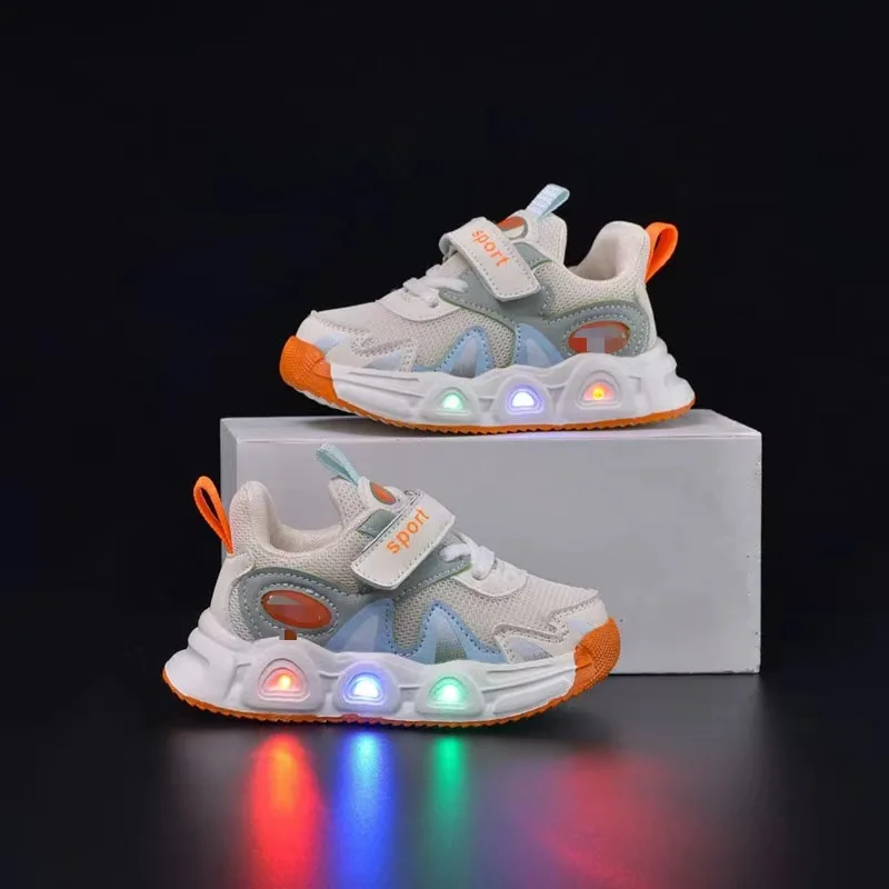 2024 New LED Child Trainers 1-6Years Old Boys Girls Tennis Shoe Sport Shoe for Toddlers Glowing Kid Sneakers Kids Shoes