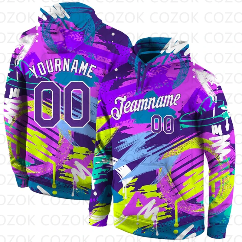 Customized Hoodie Sebo Colorful pattern Jersey 3D Printed  Unisex Pullovers Hoodie Casual Sweatshirts
