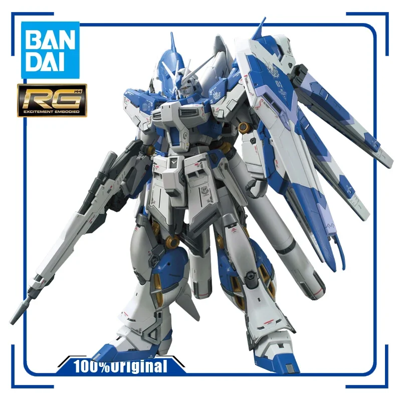 BANDAI RG 36 1/144 RX-93-ν2 Hi-v GUNDAM Assembly Model Action Toy Figures Children's Gifts