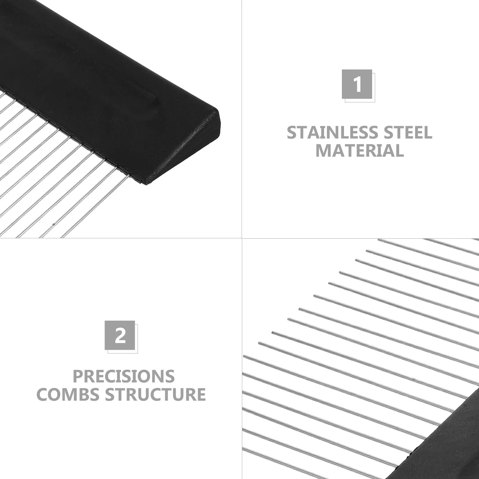 2Pcs Stainless Steel Texture Comb Wood Grain Tool Wall Painting Tool for Plaster Wall Decoration Faux Wood Grain Effect Graining