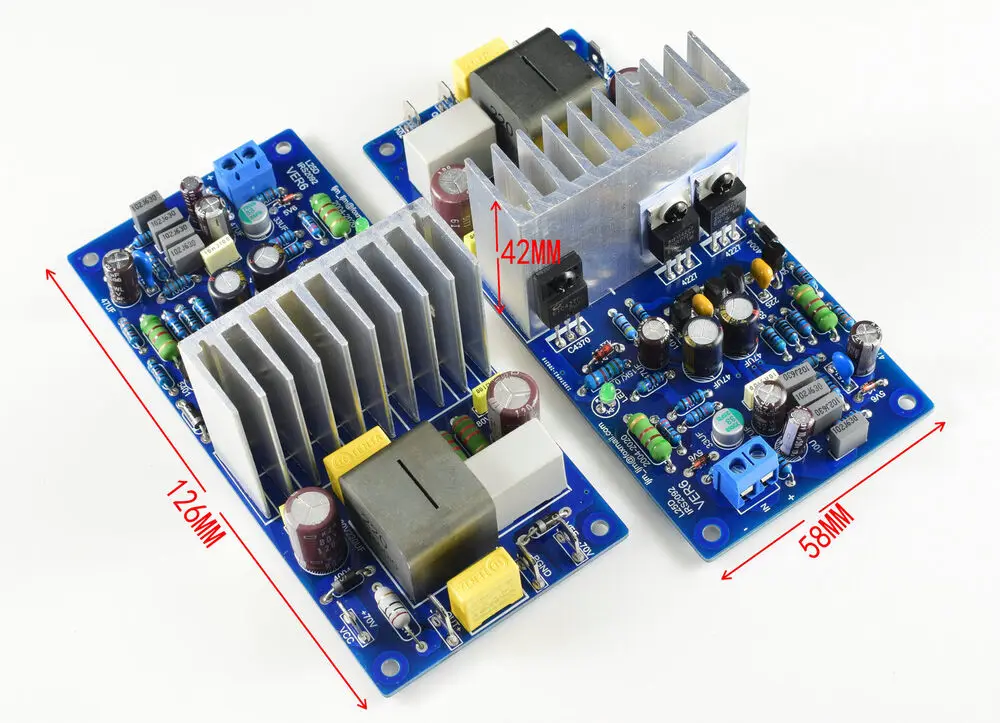 

Finished Amplifier Board L25D Digital Power AMP 250W *2 8 Ohm IRAUDAMP9 IRS2092
