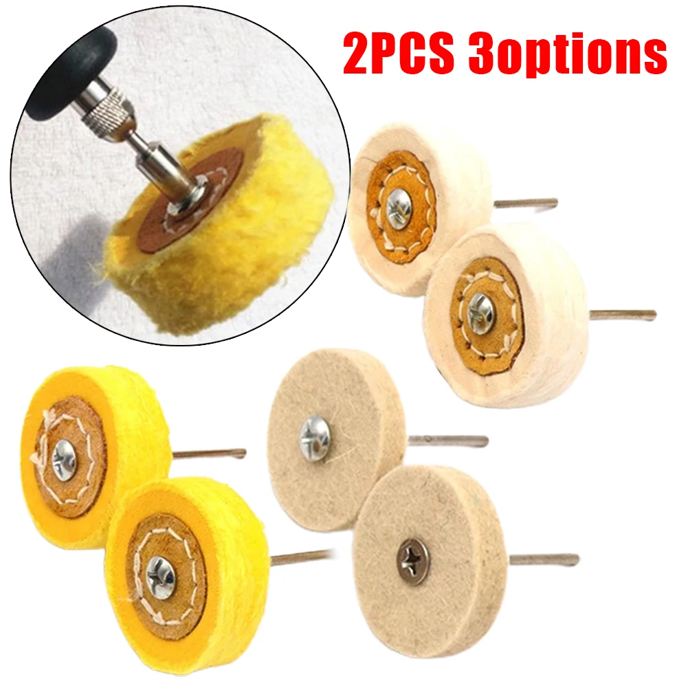 Broca de Polimento para Moedor Elétrico Ferramenta Rotativa Polegadas 50 mm Pano lã Estilo t para Limpeza de Joias Grinder