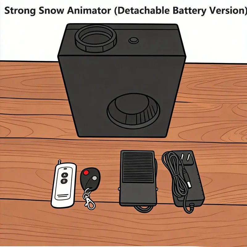 

Strong Snow Animator (Detachable Battery Version) Stage Magic Tricks Professional Magician Props Gimmicks Magic Accessories Game