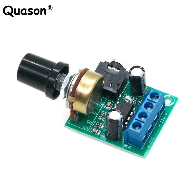 LM386 Mono Mini Power Amplifier Board YX1667 DC 3-12V Adjustable Volume Audio Amplifier Module