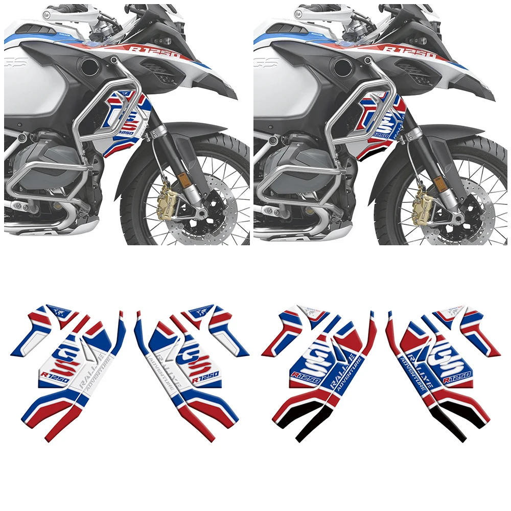 

For BMW R1250GS Adventure Trophy Edition 2019 2020 2021 2022 2023 Motorcycle Radiator Guard 3D Gel Paint Protector Sticker