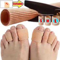 Cuttable Gel Toe Protective Tube Elastic Silicone Finger Protective Cover Toe Protection Pipe Reduce Pain Foot Protector Kit