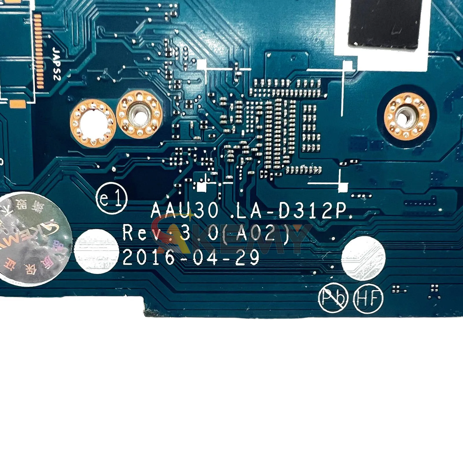 Pour Dell Latitude 7370 E7370 13.3 "carte mère d'ordinateur portable LA-D312P carte mère CN-0MN6H4 CN-0X95H8 0DHF1J 100% testé OK