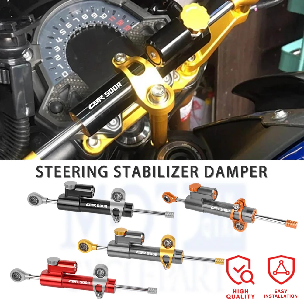 

For Honda CBR500R 500R CBR 500 R CB500F CB500X CB500 F 2013-2022 2023 2024 2025 Motorcycle Adjustable Steering Stabilizer Damper