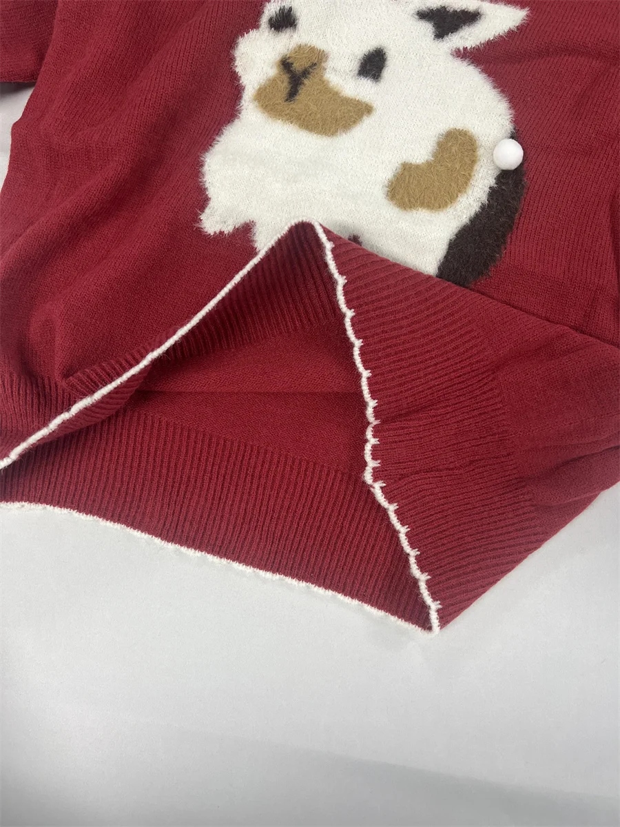 シンプルでエレガントなプルオーバー女性の冬暖かいルーズソフトニットセーター O ネック韓国ファッション甘い優しいカジュアル無地