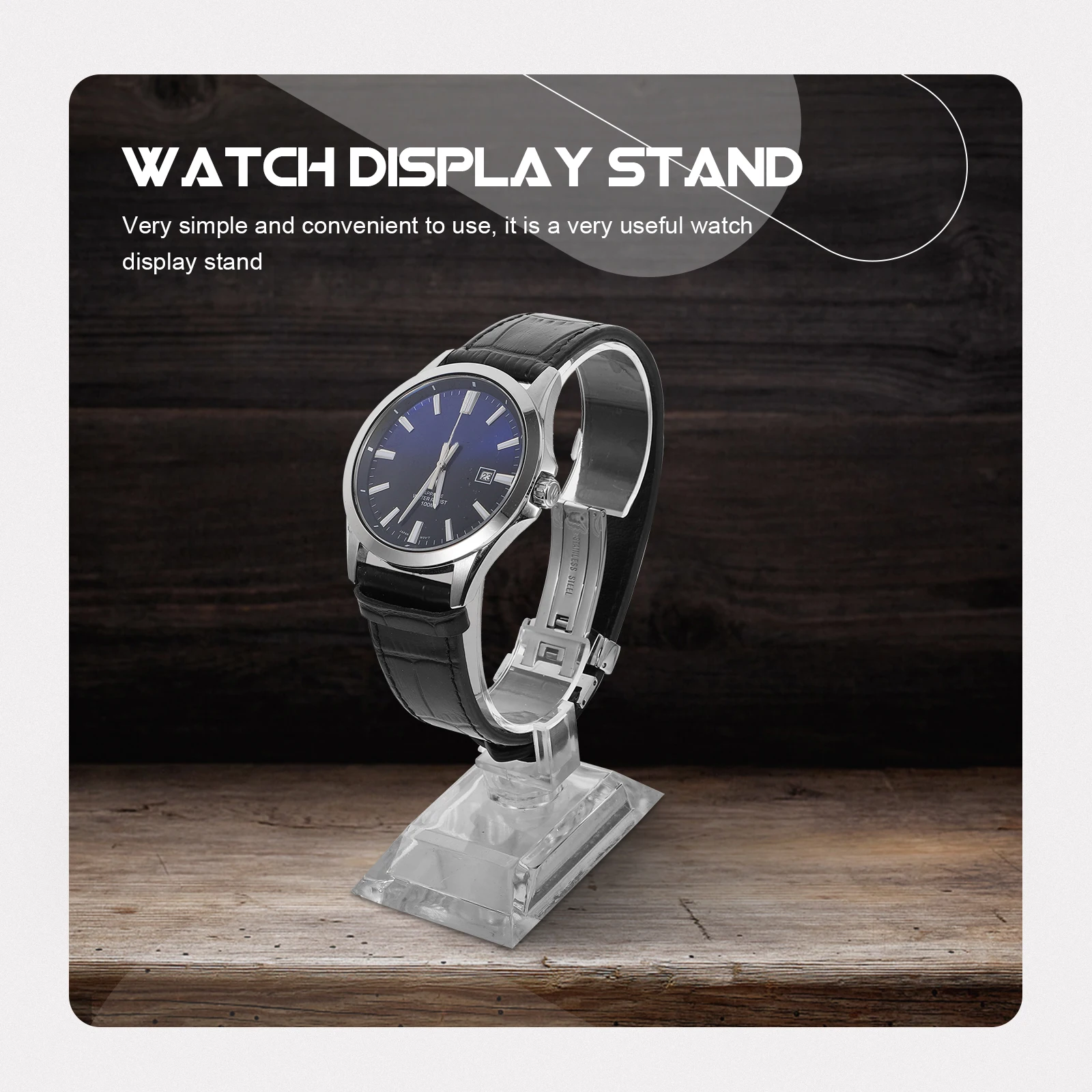 

8 Pcs Large Watch Stand Products Display Holder Jewelry Rack Bracelet for Accessories