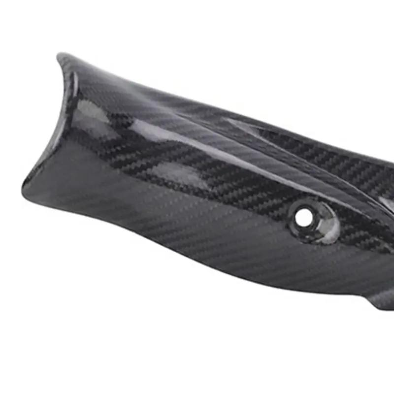 Compatible Carbon Fiber Exhaust Heat Shield Anti-Scalding Shell Escape Muffler Protector Cover for Kawasaki Z900 2017-2021