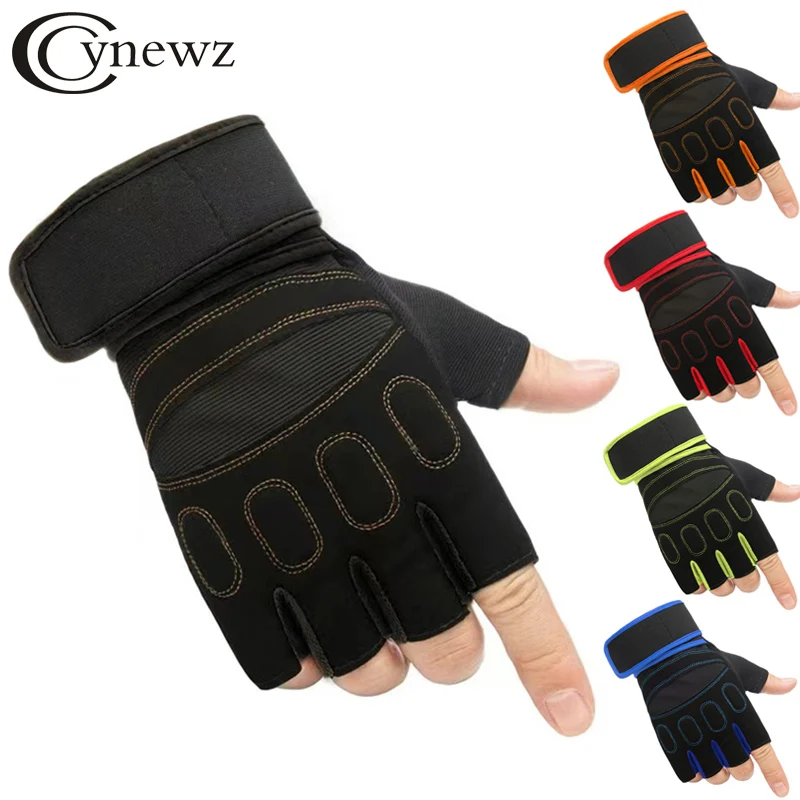 Gym Gloves Men Fitness Weight Lifting Gloves Body Building Training Sports Exercise Cycling Sport Workout Glove for Male