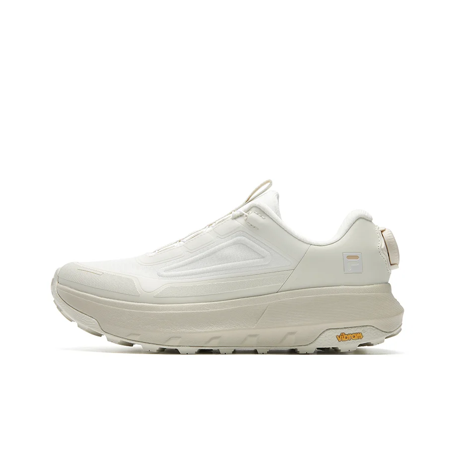 FILA BOA EXPLORER 3 Cushioning Abrasion Resistant Lightweight Thermal Low top Outdoor Shoes Women's White Yellow