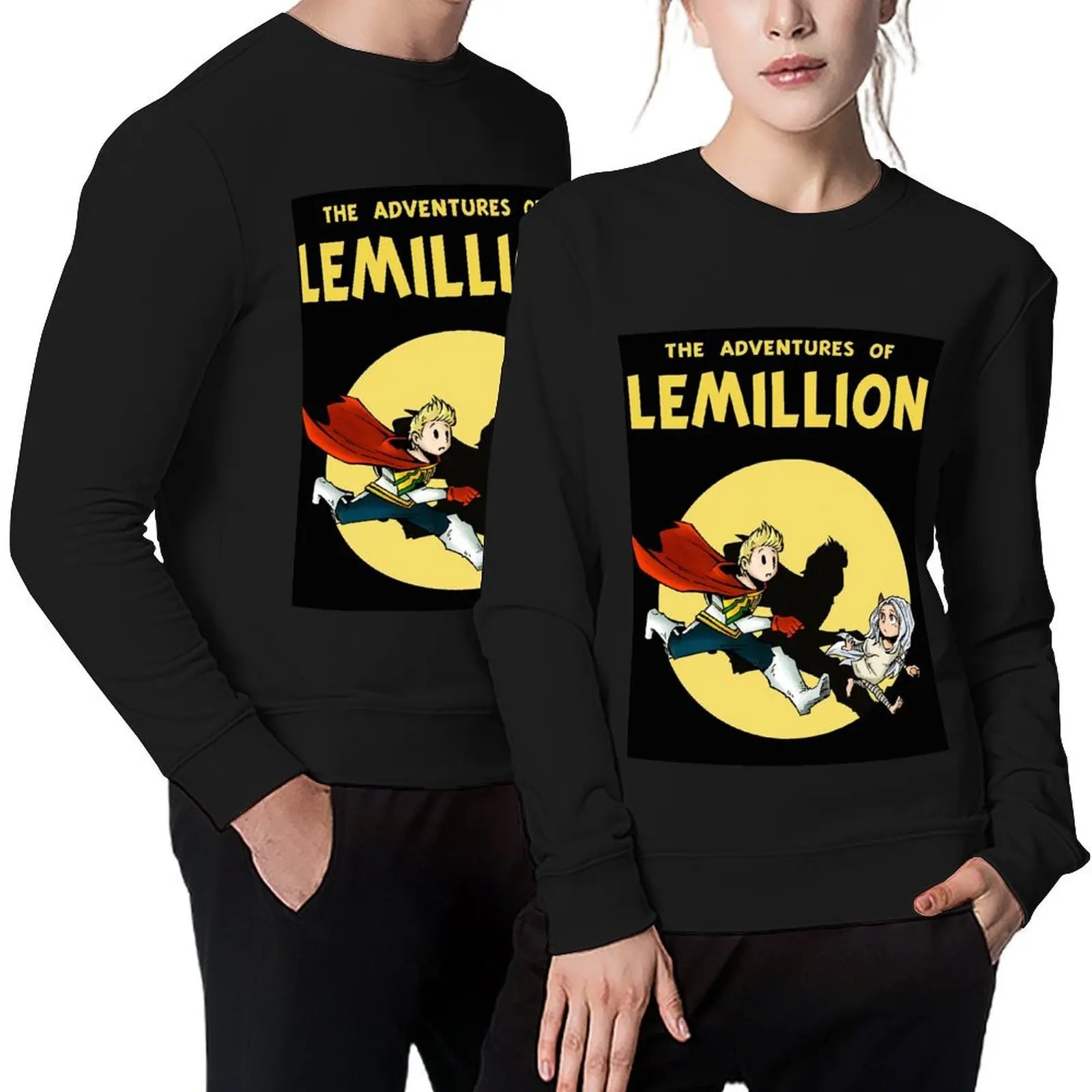 

Adventures of LeMillion Pullover blouse fashion men japanese style autumn sports sweatshirt man