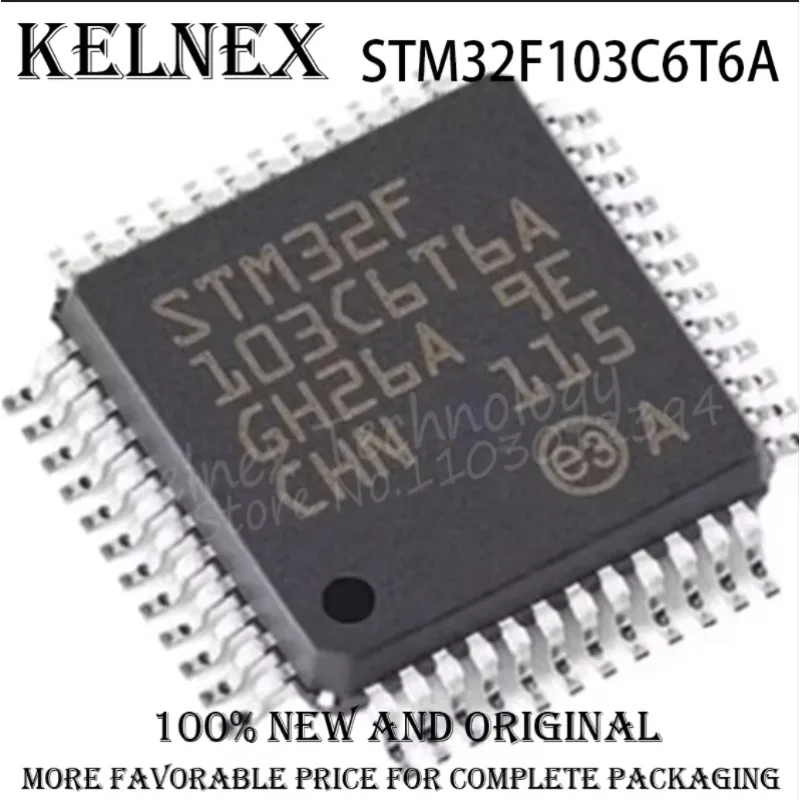 NEW Original STM32f103C8T6 STM32F103CBT6 STM32F103RCT6 STM32F103RET6 STM32F103VGT6 STM32F103VET6 STM32F103VCT6 32-bit Microcont