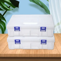 PP box rectangular plastic box transparent storage parts accessories for desktop and drawer storage and organization, etc