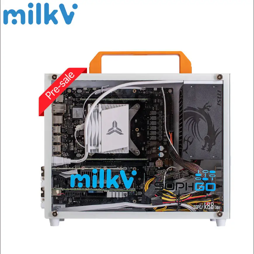Milk-V Pioneer Box, 128 GB + 1 TB, Pré-encomenda