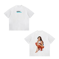 Summer High-quality Pure Cotton Dua Lipa Radical Optimism Summer T-shirt Men's and Women's Short Sleeves