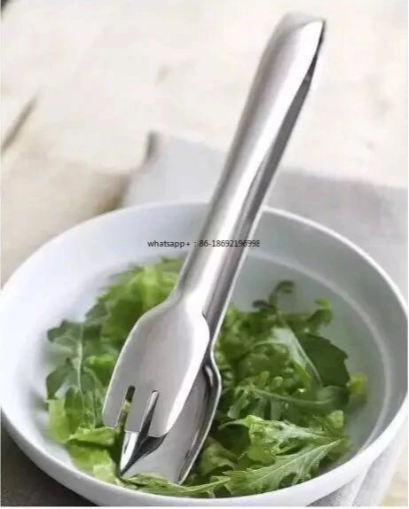 18/10 Stainless Steel Cooking Pliers Food Clip BBQ Clip Fried Steak Salad Clip