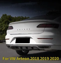Rear Bumper Surround Lip Spoiler For vw Arteon Spoiler 2018 2019 2020 Body Kit PP Material Deflector Car Accessories