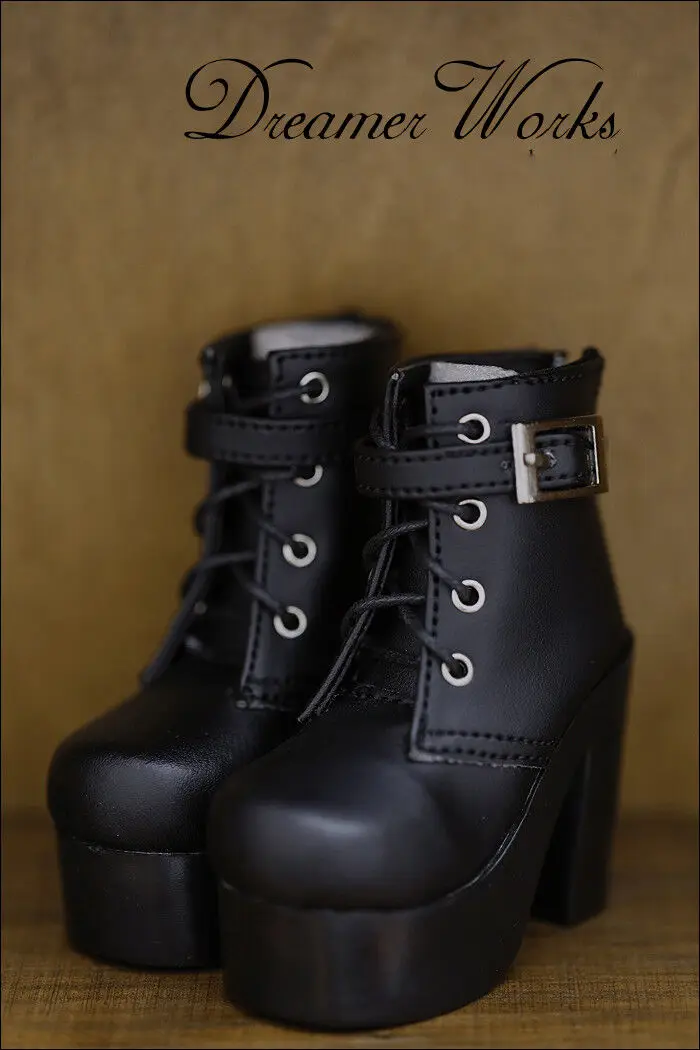 

Mini Collection MSD SD 1/4 Scale SD BJD Obitsu Doll Black Strap High Heels Shoes