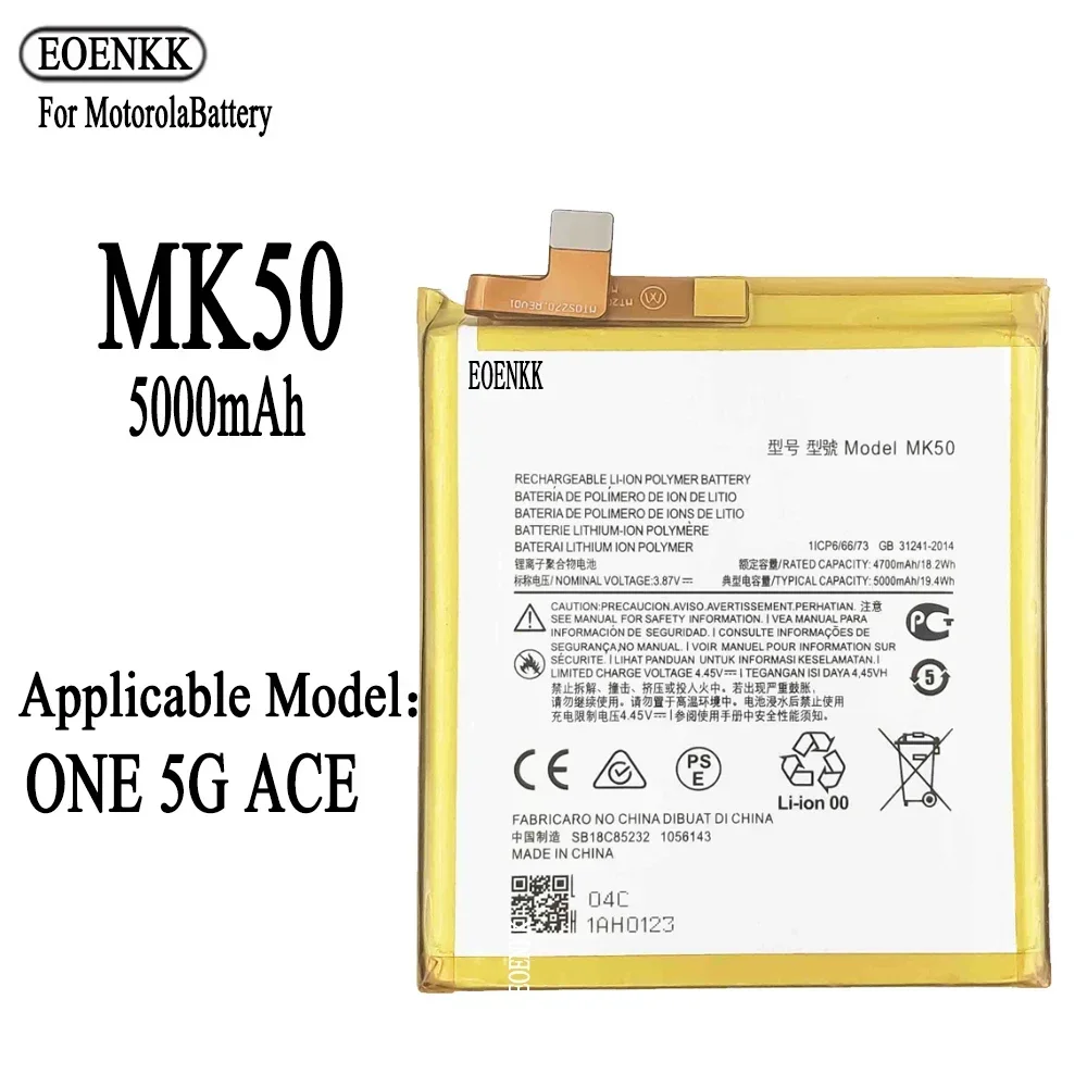 MK50 Repalcement Battery For Motorola Moto G 5G Moto One 5G Ace XT2113  high capacity Capacity Phone Batteries Bateria